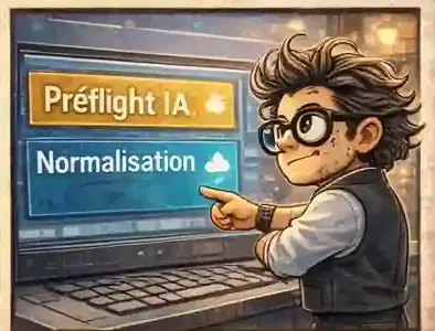 Préflight IA, normalisation : ce que Jules faisait à l'œil, la machine l'annonce en vert.